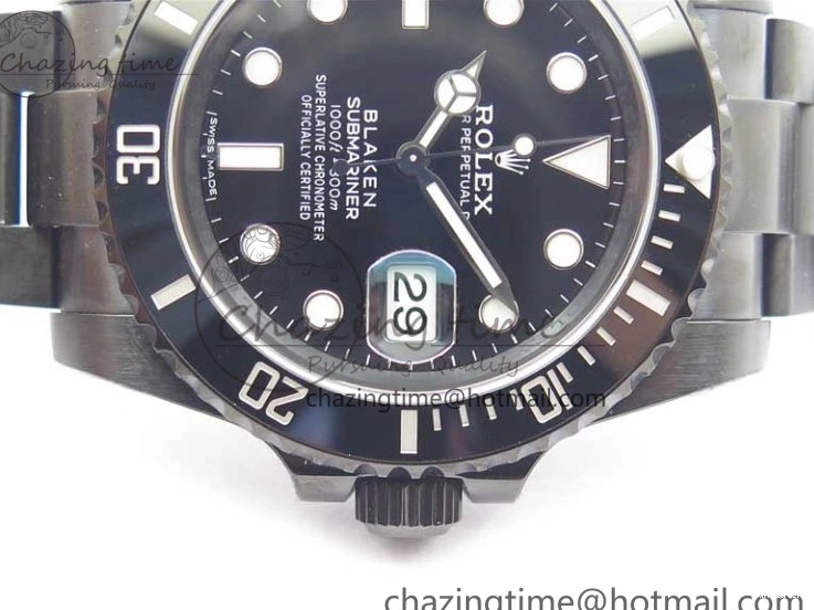 Steel V6F VS3135 1:1 V2 904L DLC Edition Submariner Black 116610 Blacken Best 0519